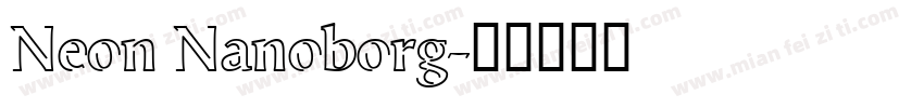 Neon Nanoborg字体转换